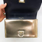 Dior Micro Cannage Diorama - Gold Metallic Purse - Medium