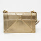 Dior Micro Cannage Diorama - Gold Metallic Purse - Medium