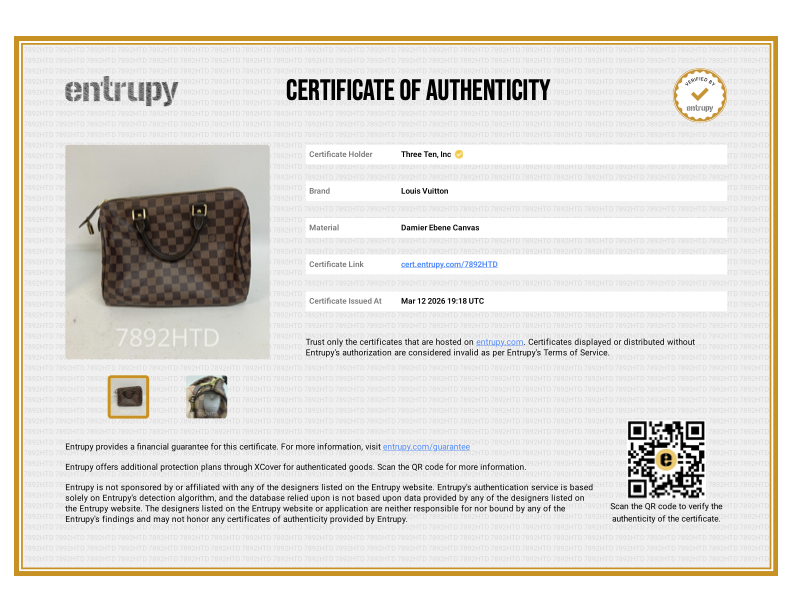 Louis Vuitton Speedy 30 Damier Ebene Handbag - N41364