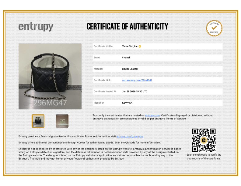 Chanel Cavier Leather Quilted Hobo Clutch - Black