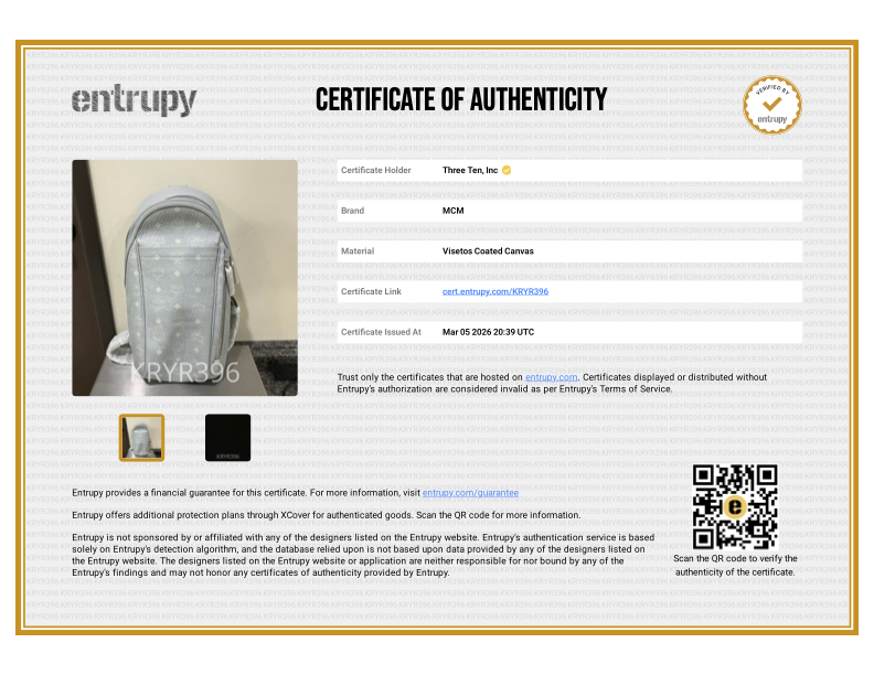 MCM Aren Sling Visetos Grey Medium Sling Bag - MMLFSTA08FP001