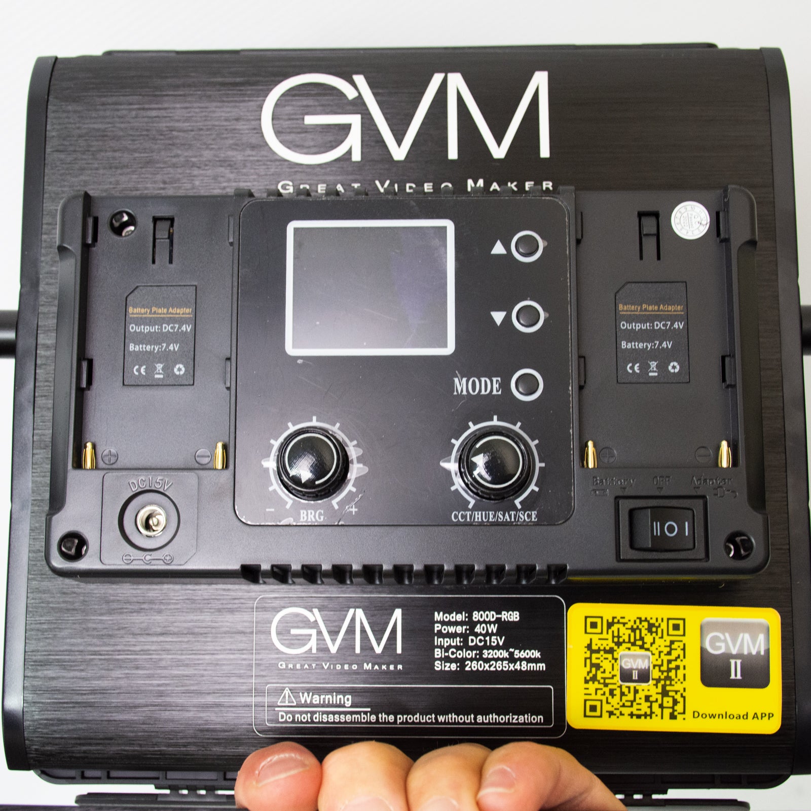 GVM 880D-II Video LED Camera Light Kit