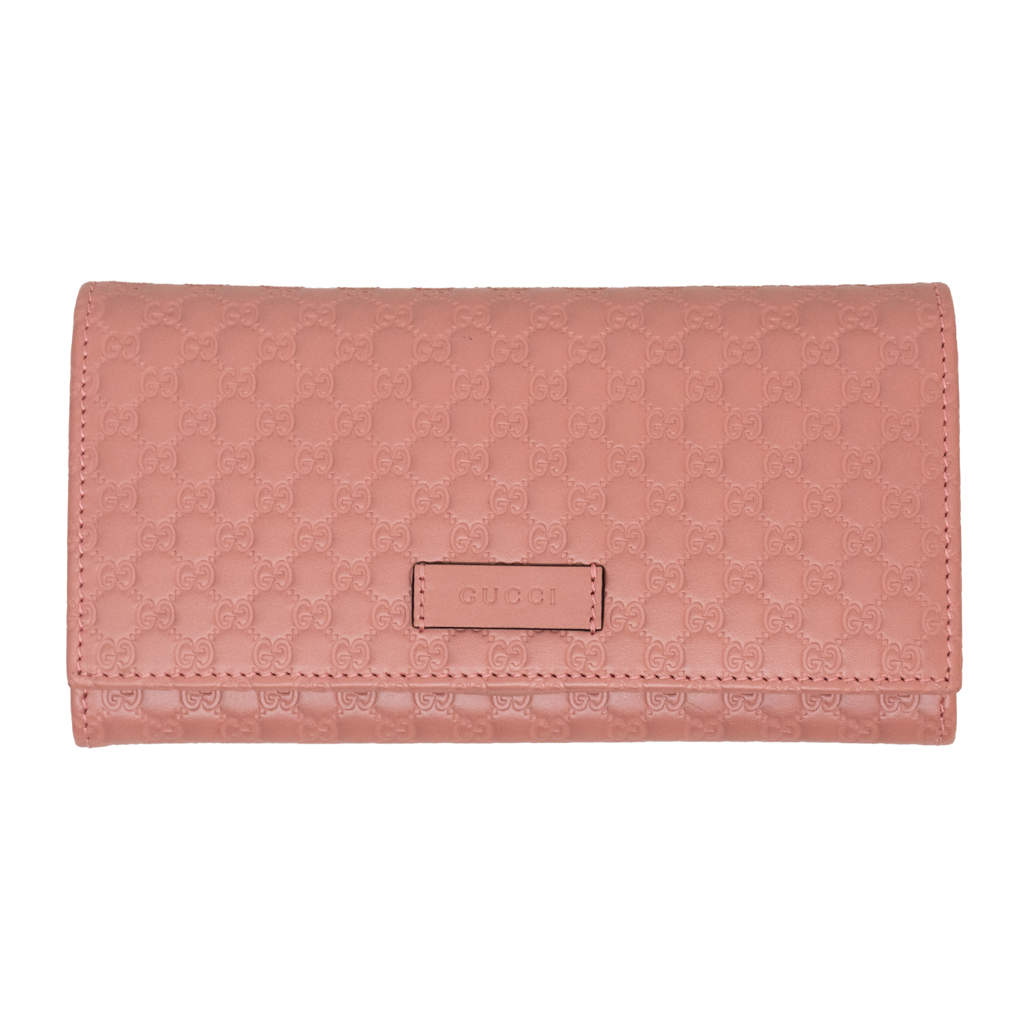 Gucci 449396 Pink Guccissima Monogram Wallet