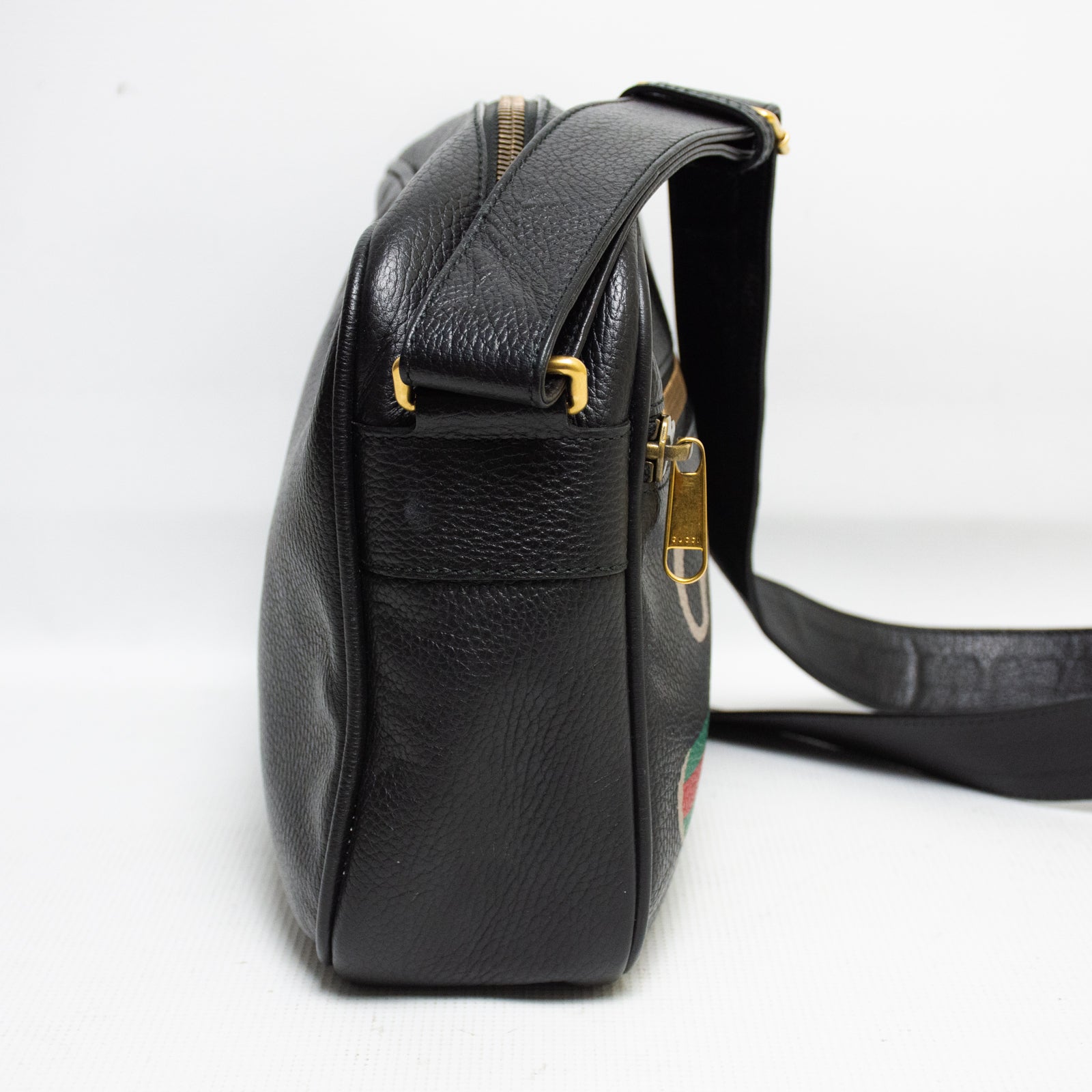 Gucci 523589 Black Messenger Bag