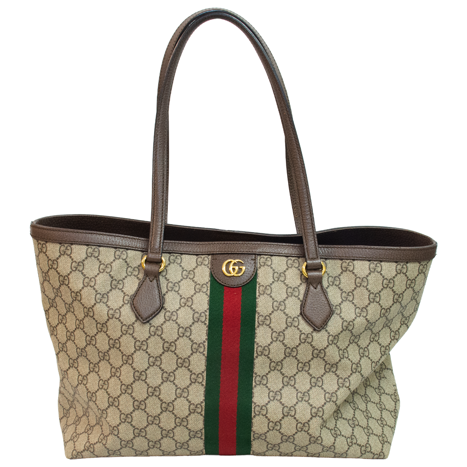 Gucci Ophidia Green & Red Large Tote Bag