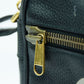 Gucci Crossbody Large Logo Web Print Black Leather Messenger Bag