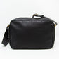 Gucci Crossbody Large Logo Web Print Black Leather Messenger Bag