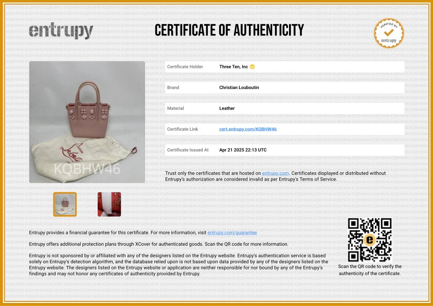 Christian Louboutin Mini Cabata Tote - Rosy