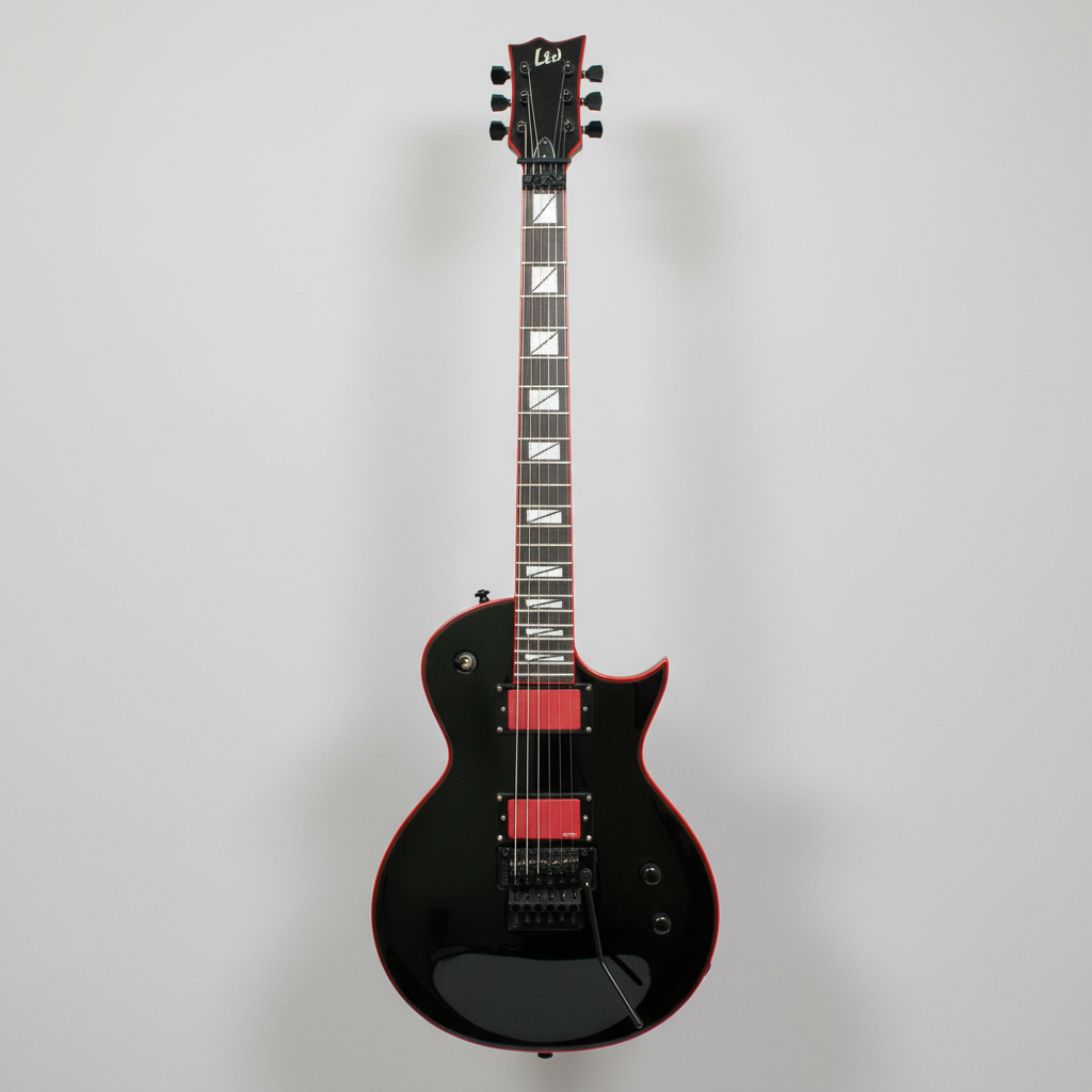ESP LTD Gh-600 Electric Guitar - Black/Red
