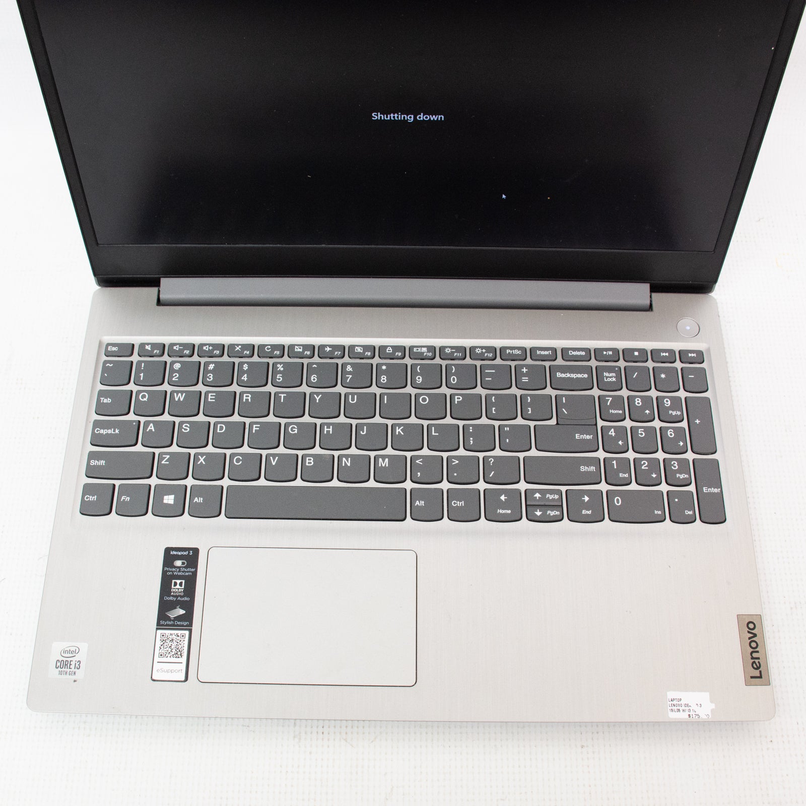 Lenovo 15IL05 Ideapad 3 Laptop - Intel i3 10th Gen @1.2Ghz, 8GB Ram, 256 GB SSD, Win 11