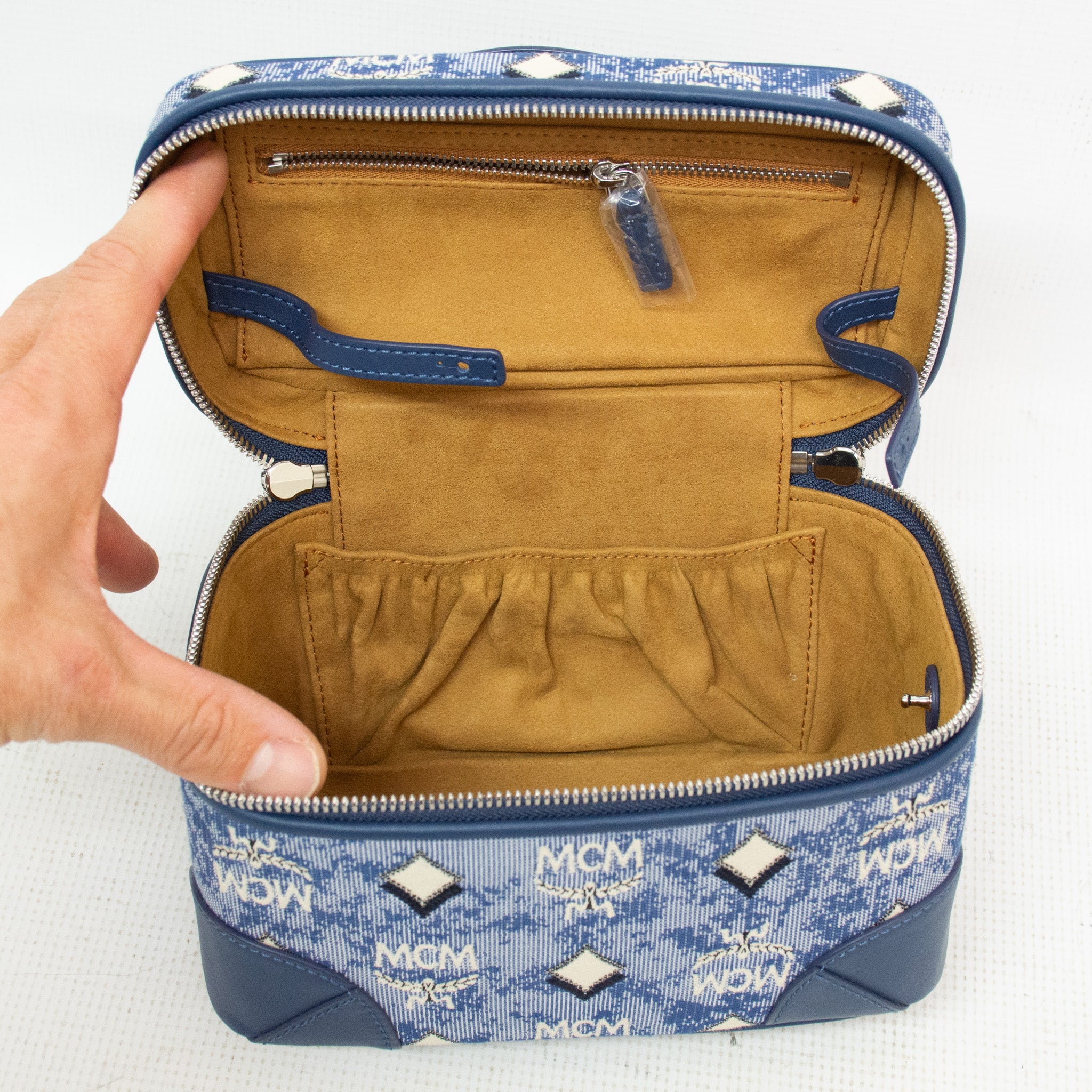 MCM Vintage Jacquard Crossbody Handbag