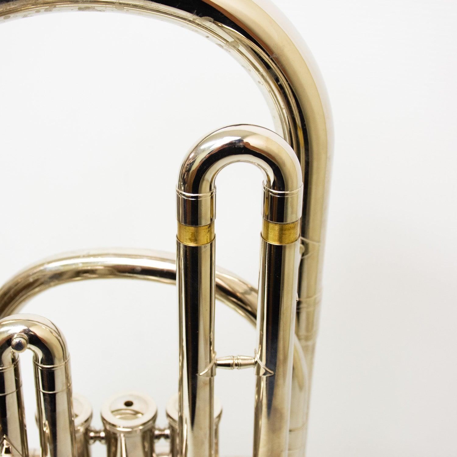 Mendini Mah-N Nickel Plated E Flat Alto Horn w/ Stainless Steel Pistons