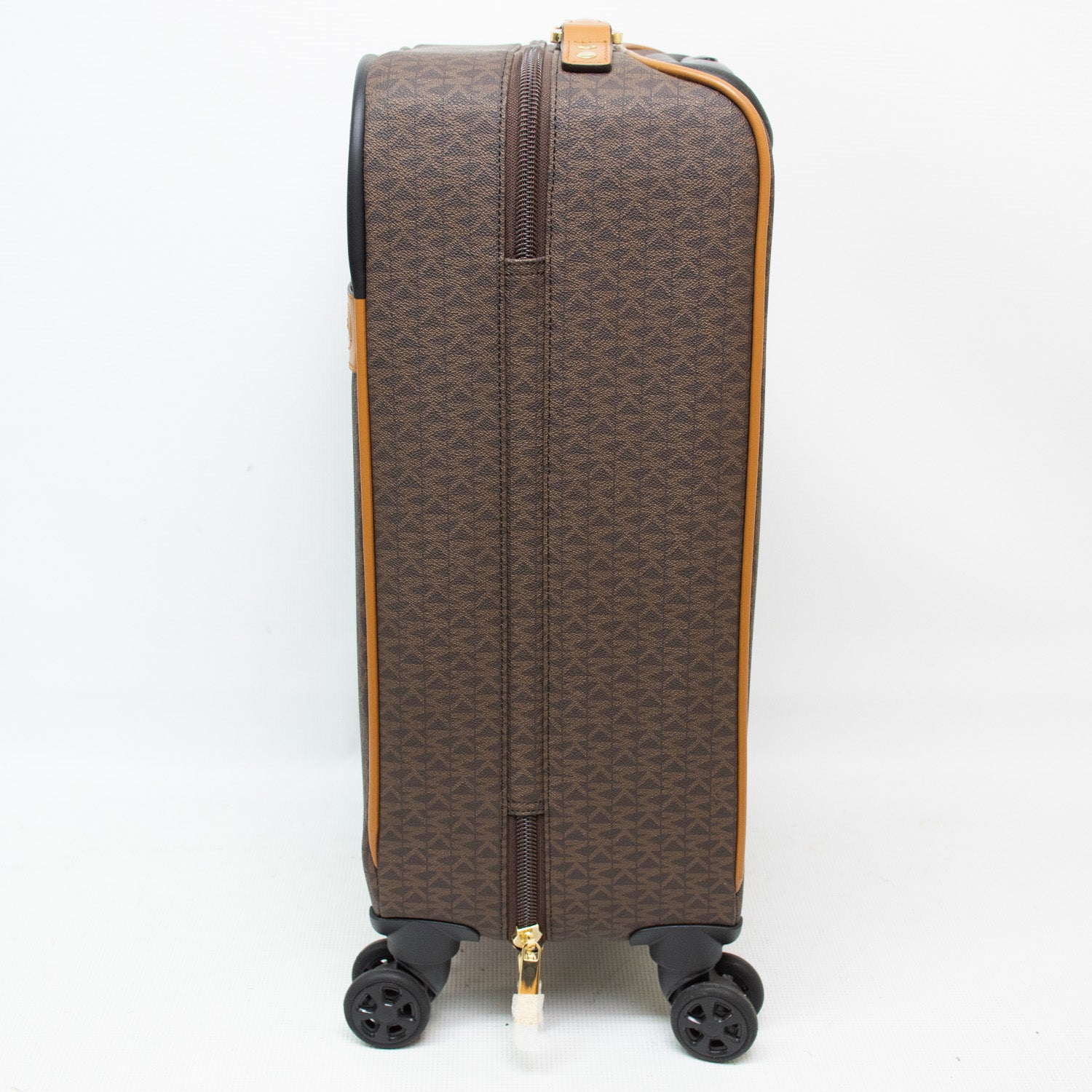 Michael Kors Signature Travel Trolley Carry-On Suitcase - Brown - 35F8GTFN1B