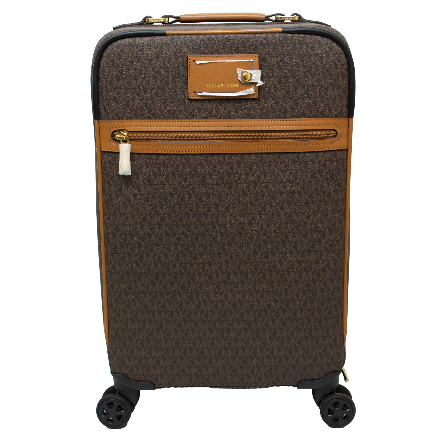 Michael Kors Signature Travel Trolley Carry-On Suitcase - Brown - 35F8GTFN1B