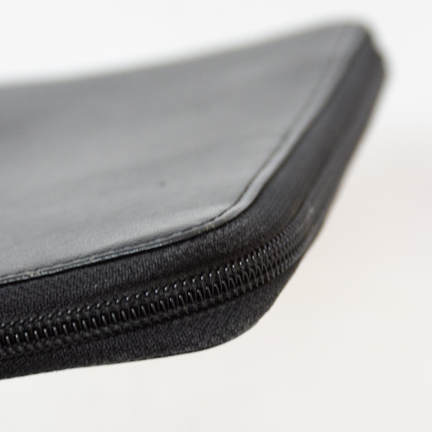 Prada Saffiano Leather Black Mens Zip Around Travel Wallet - 2N0724A