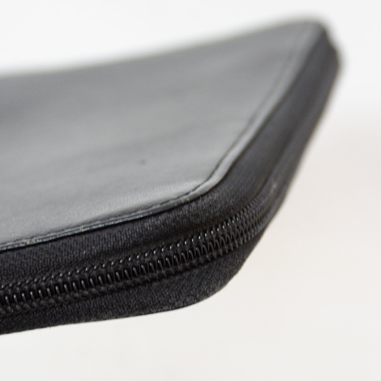 Prada Saffiano Leather Black Mens Zip Around Travel Wallet - 2N0724A