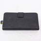 Prada Black Large Saffiano Zip Around Wallet