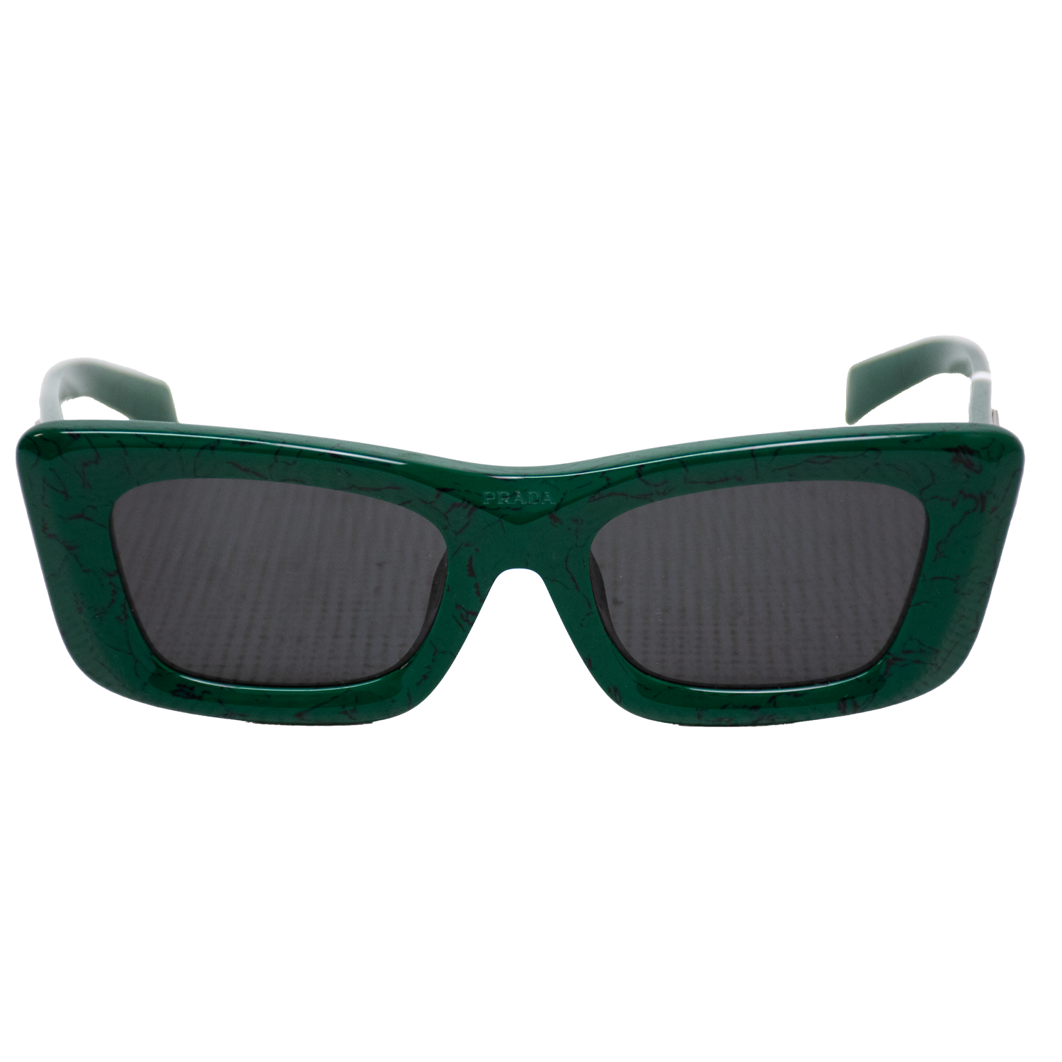 Prada SPR13z Cat Eye Green/Marbly Sunglasses