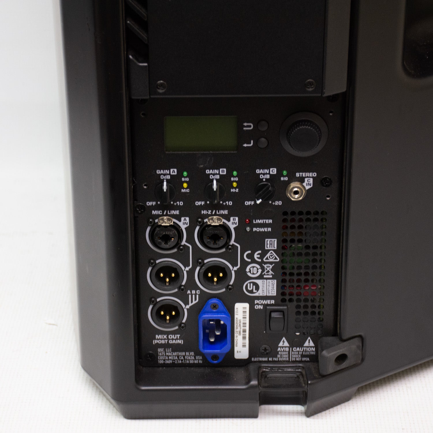 QSC K12.2 Active 2000 Watt 2-Way Portable PA Speaker System