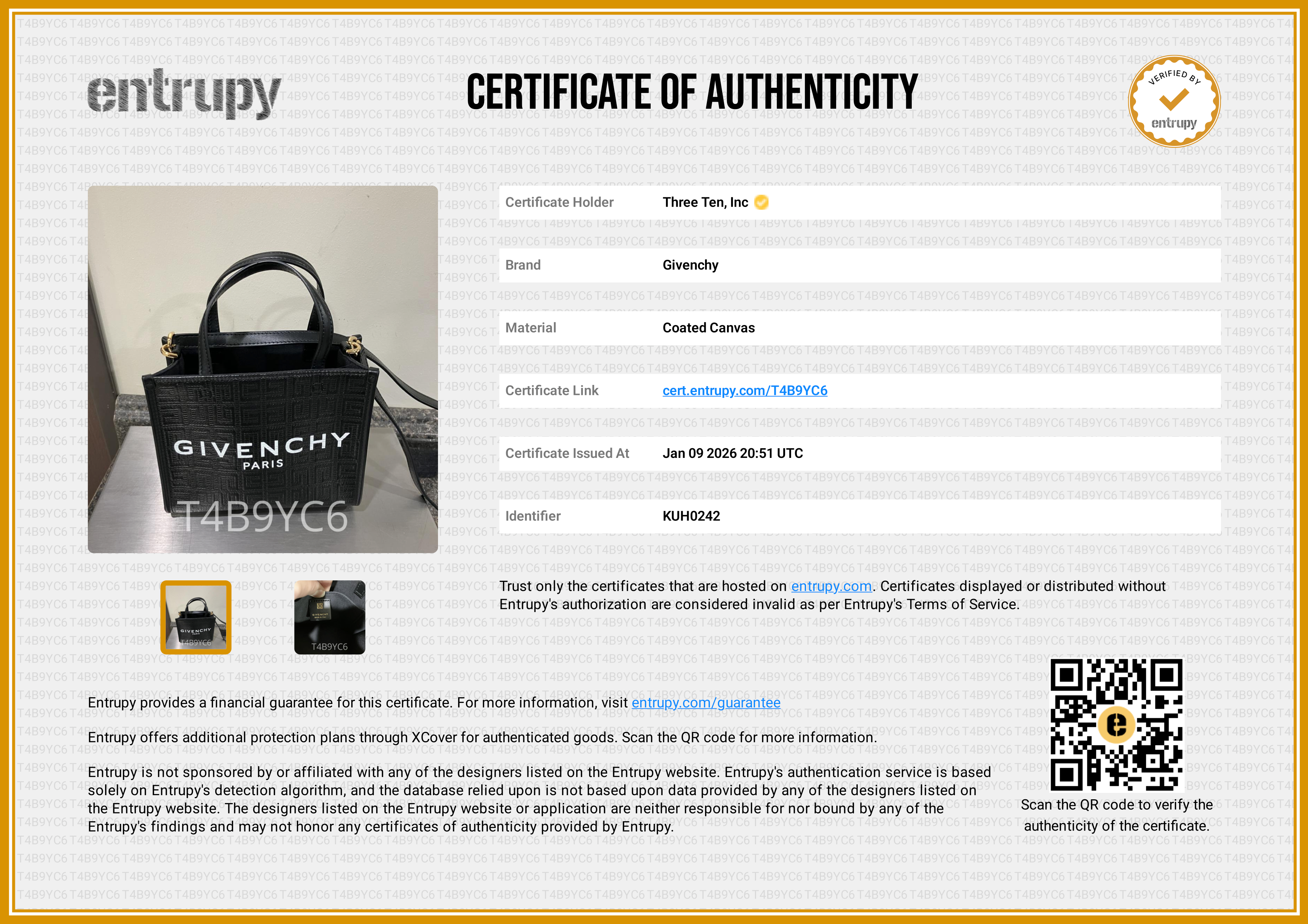 Givenchy G Mini Tote - Black
