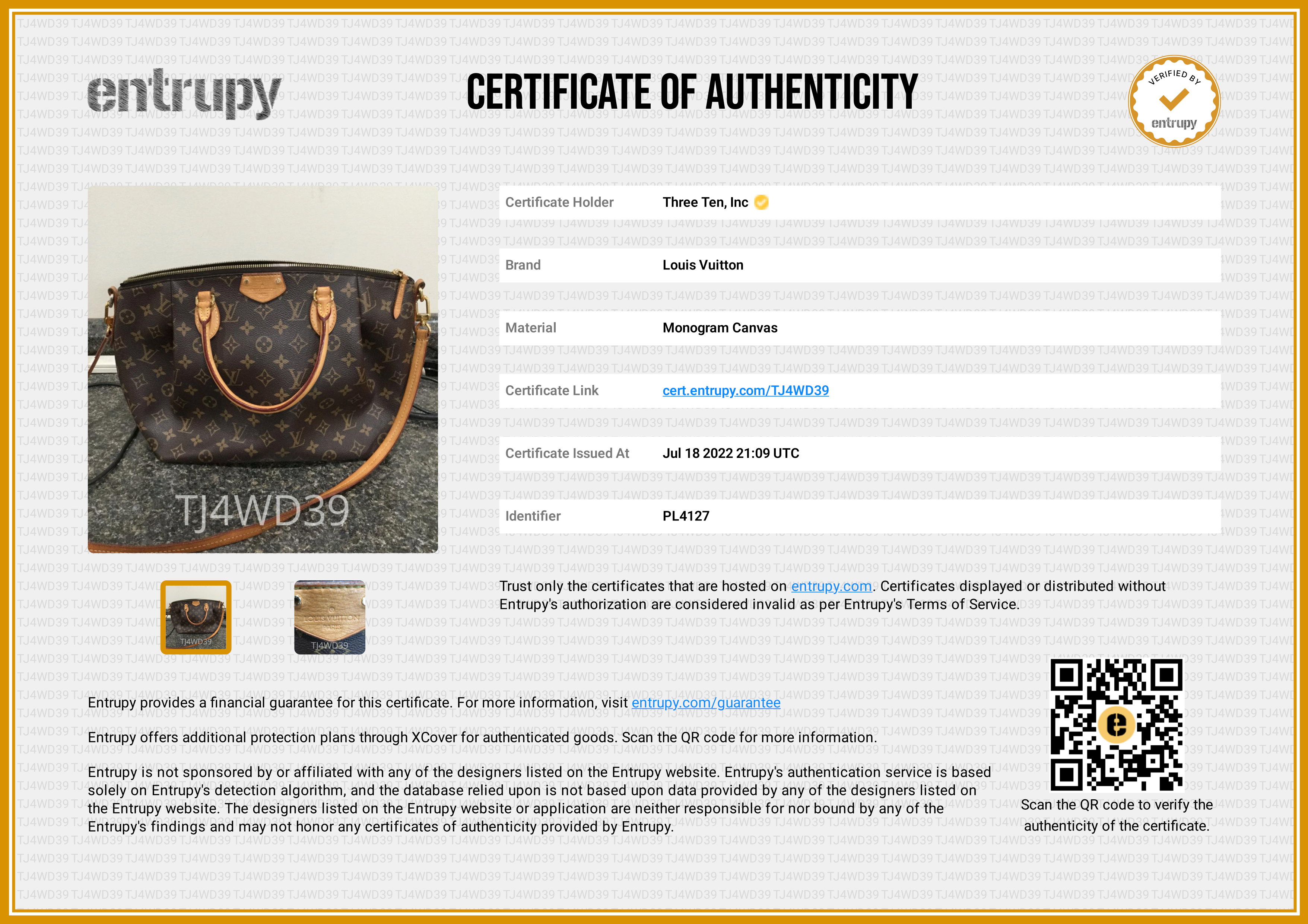 Louis Vuitton Turenne MM Satchel Bag