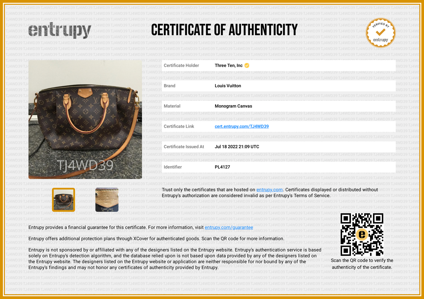 Louis Vuitton Turenne MM Satchel Bag