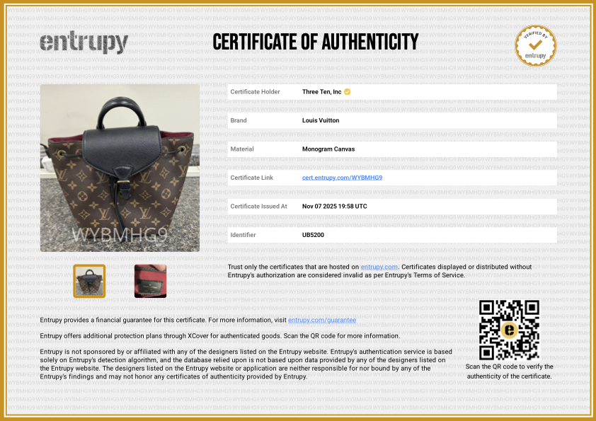 Louis Vuitton Montsouris NM BB Monogram Backpack - M45516