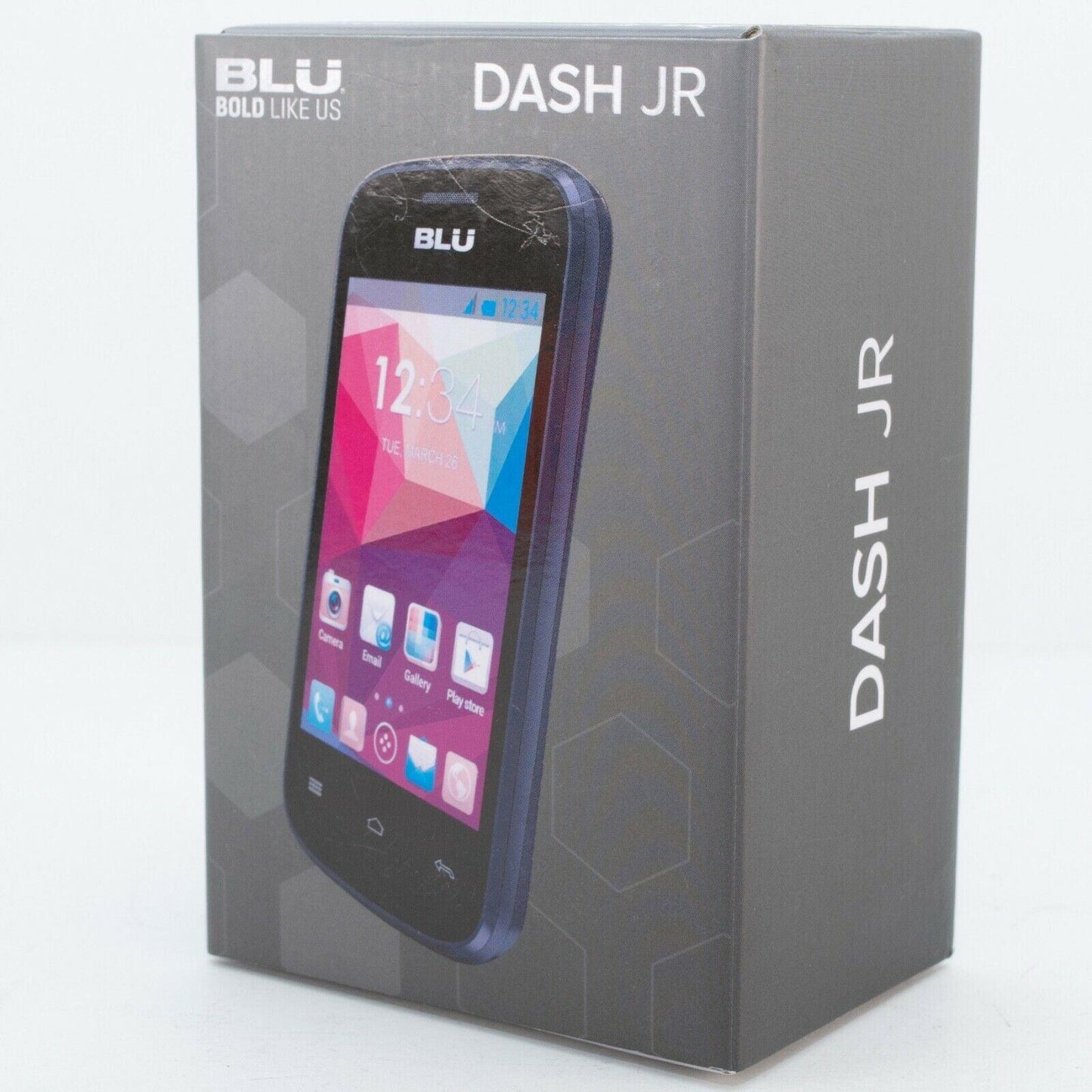 BLU Dash JR W D141w - Black (Unlocked) Smartphone - ipawnishop.com