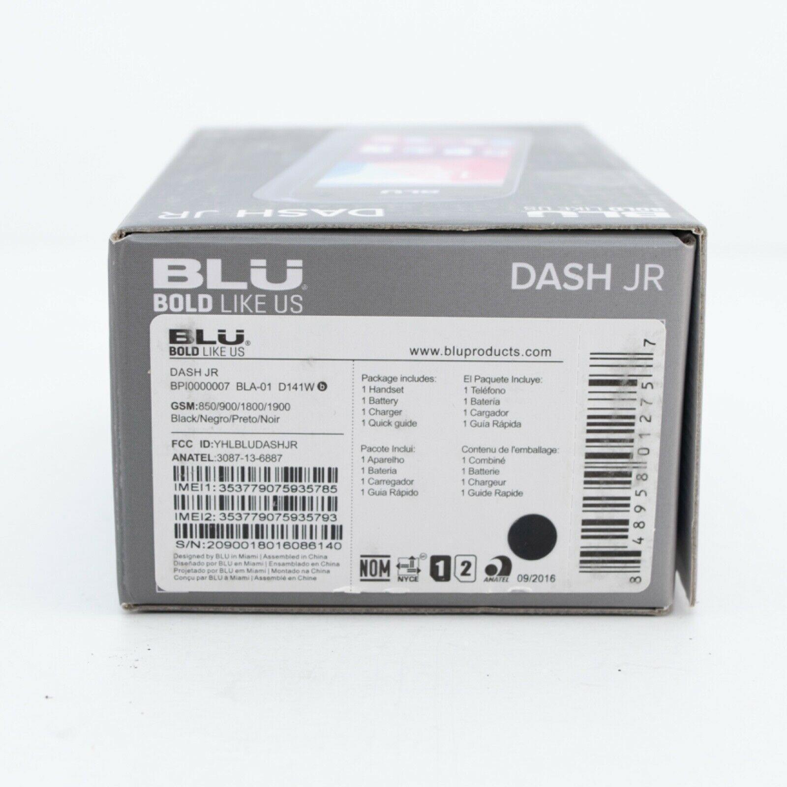 BLU Dash JR W D141w - Black (Unlocked) Smartphone - ipawnishop.com