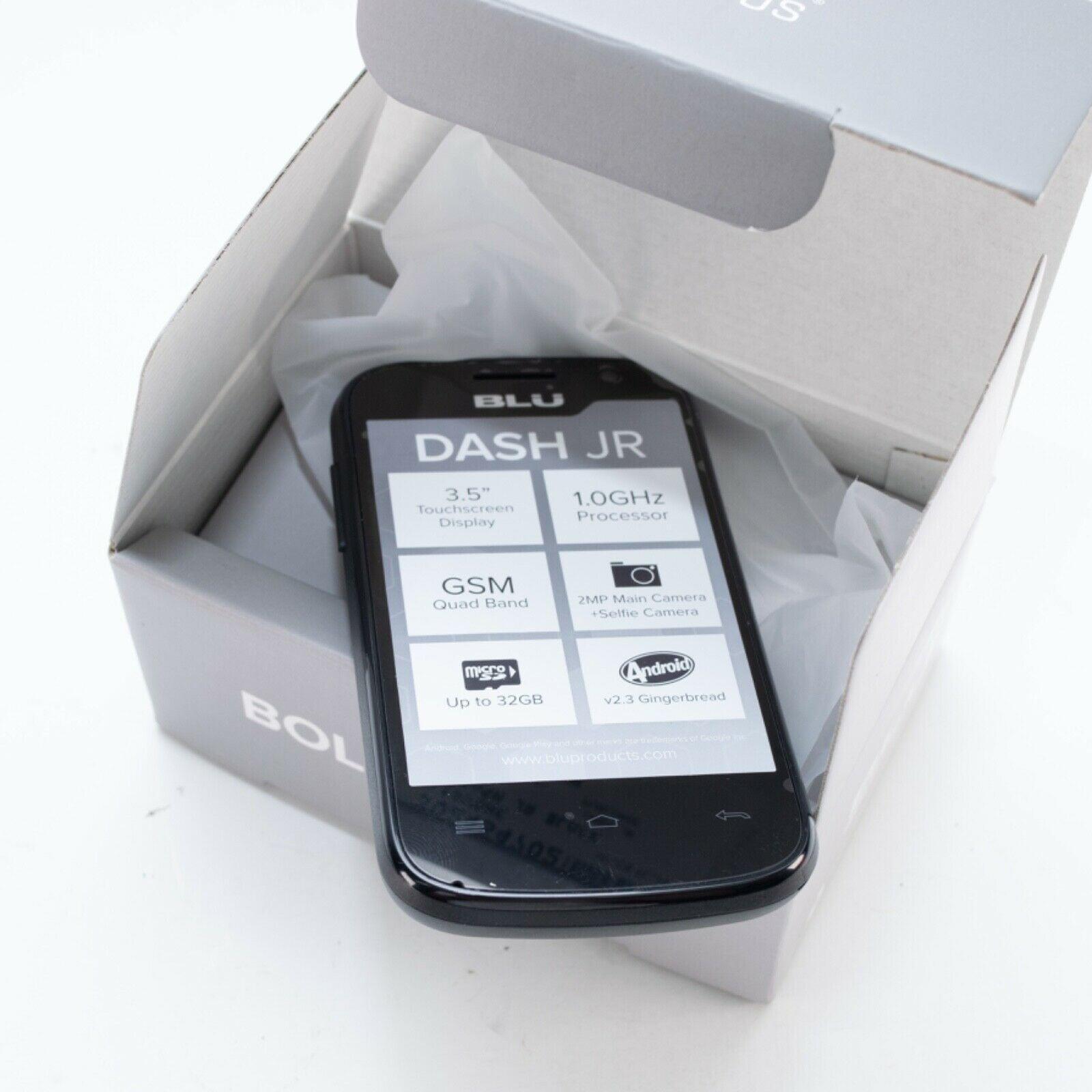 BLU Dash JR W D141w - Black (Unlocked) Smartphone - ipawnishop.com