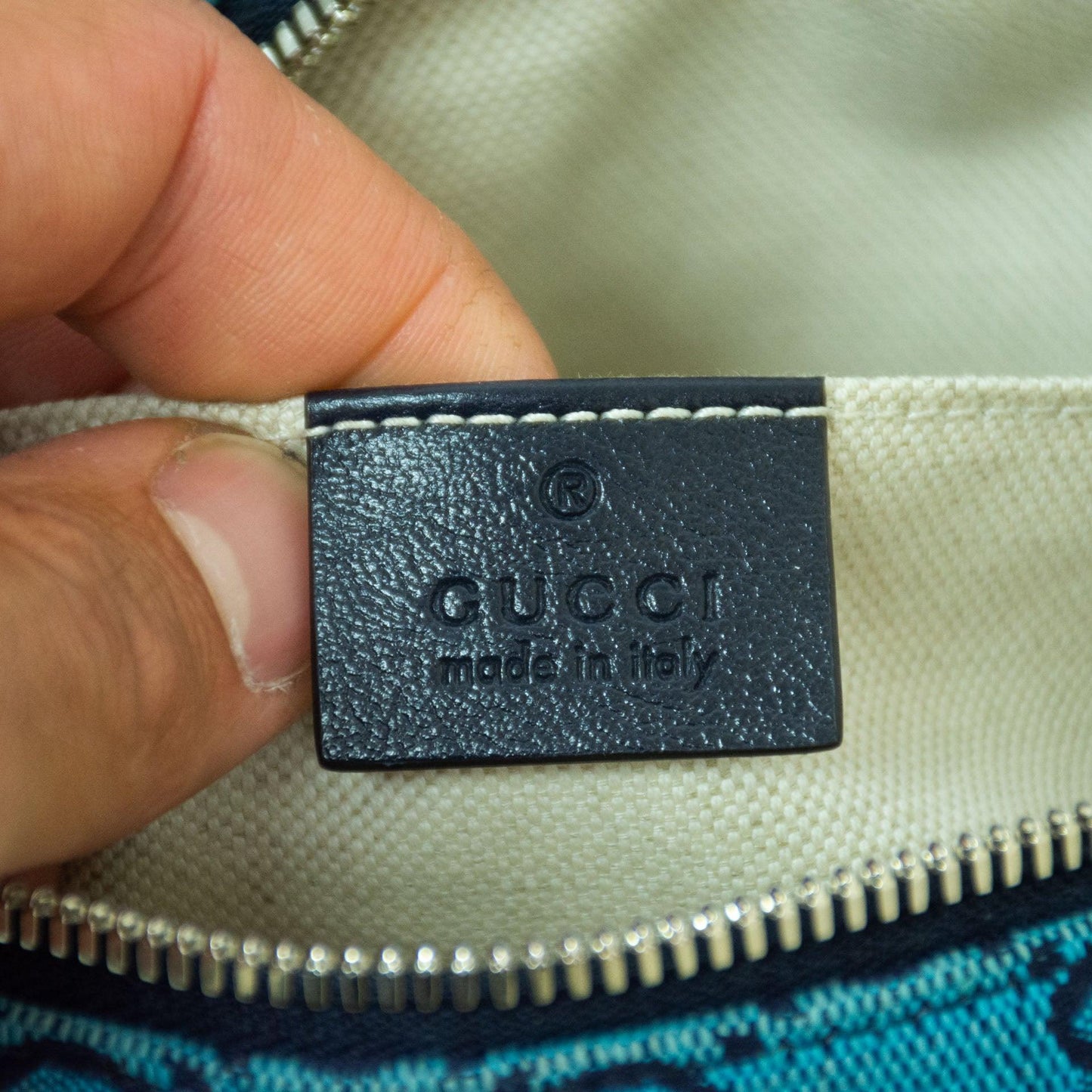 Gucci GG Marmont Shoulder Bag - Blue - 447632 - ipawnishop.com