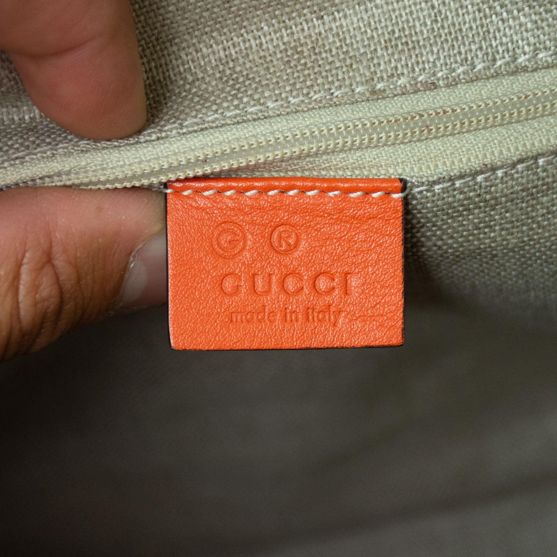 Gucci Microguccissima Calfskin Leather Boston Shoulder Bag - 449646 - ipawnishop.com