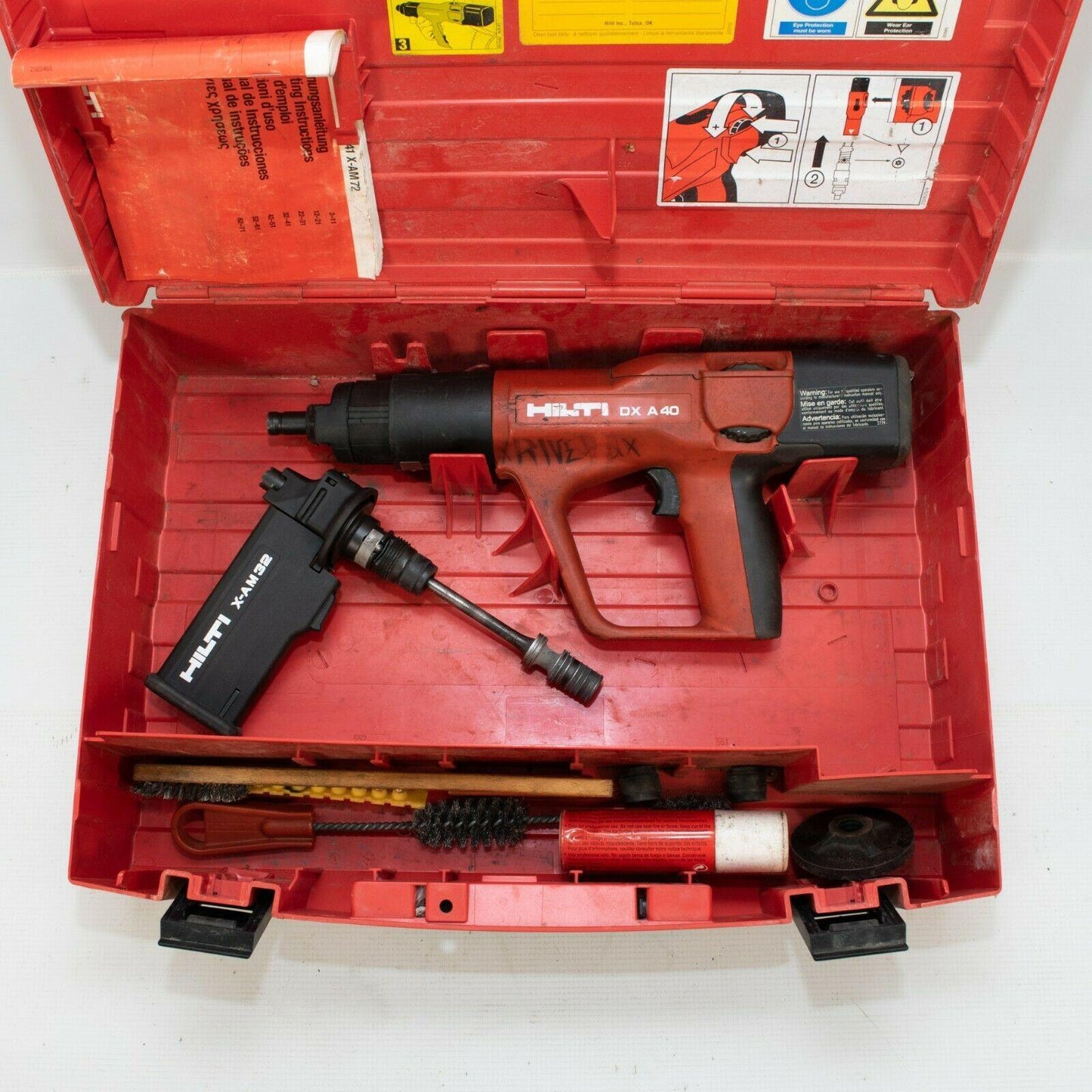 Hilti DX A40 Powder Actuated Concrete Gun w/ X-AM32 and case - ipawnishop.com