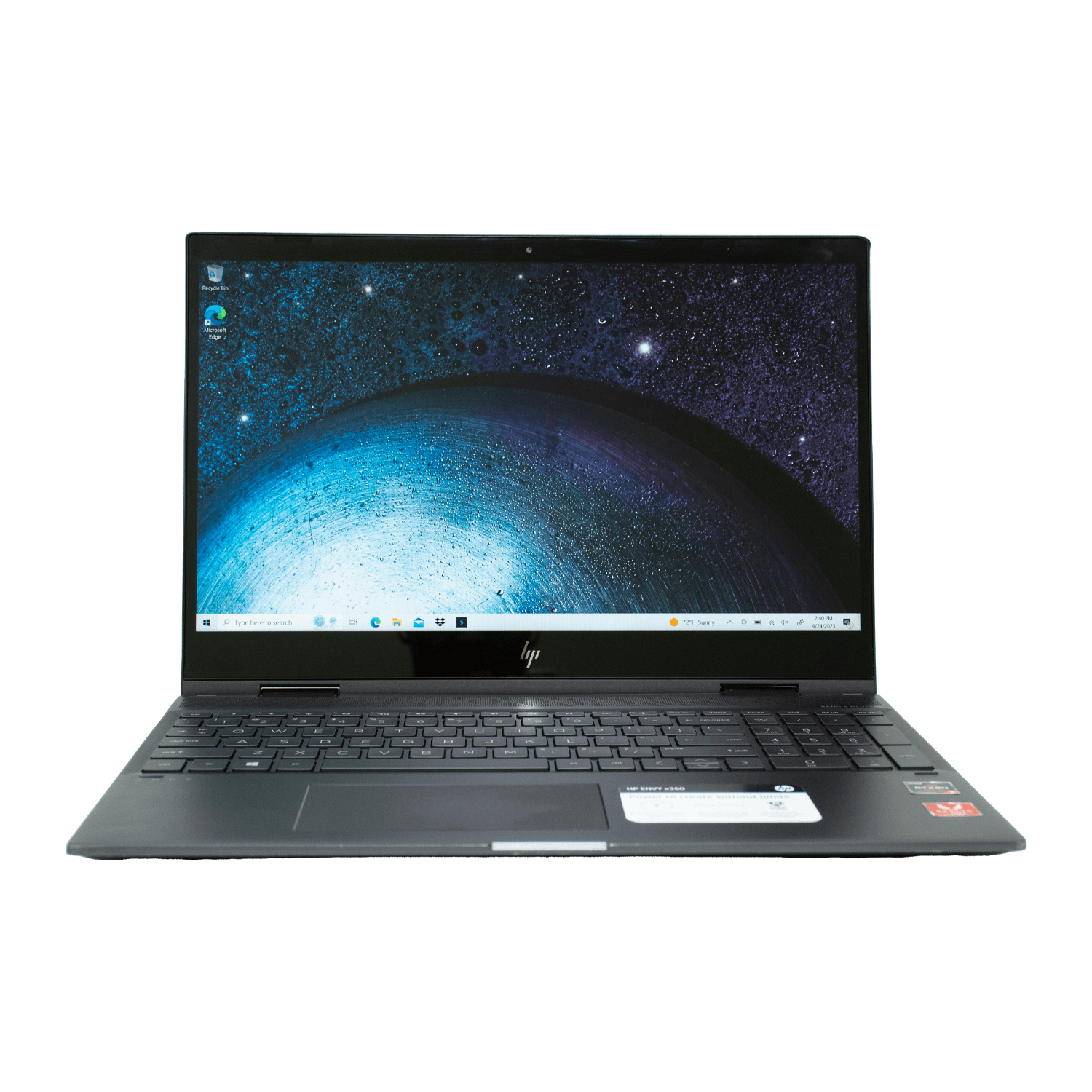 HP Envy X360 Convertible 15-CP0053CL Laptop, AMD Ryzen 5 @ 2Ghz, 8 GB Ram, 256 GB SSD - ipawnishop.com