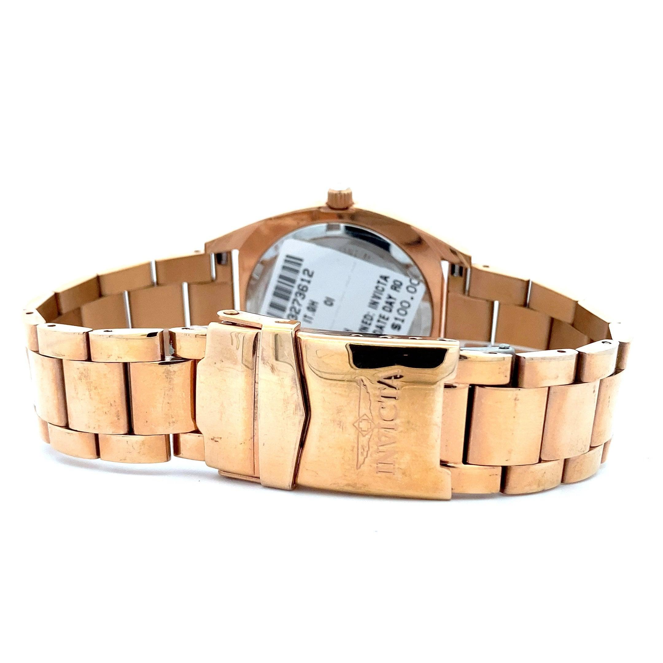 Invicta Angel Date Day Rose Gold Tone Ladies Watch 23750 iPawniShop
