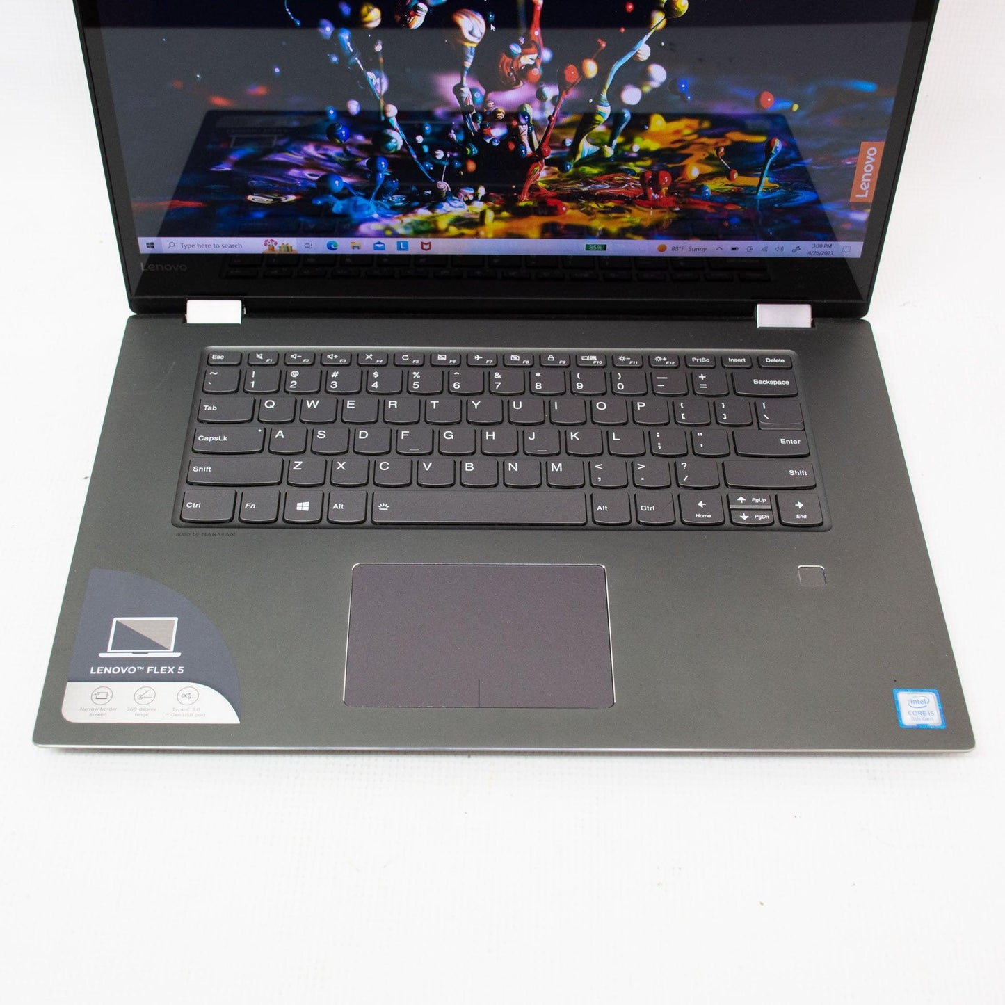 Lenovo Flex 5-1570 15.6" Laptop, Intel i5-8250U @ 1.8 Ghz, 8 GB Ram, 256 GB SSD, Win 10 - ipawnishop.com