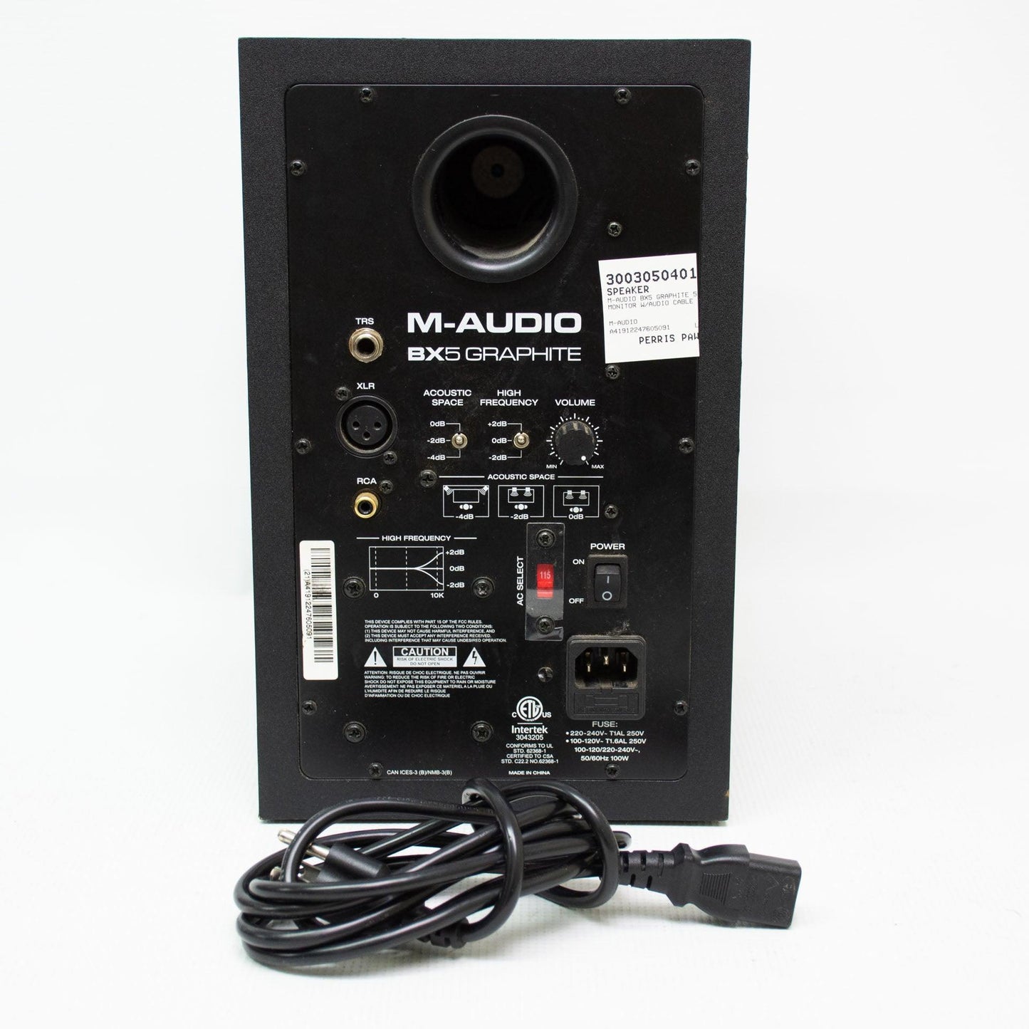 Monitor de estudio autoamplificado M-Audio BX5 Graphite 5" - ipawnishop.com