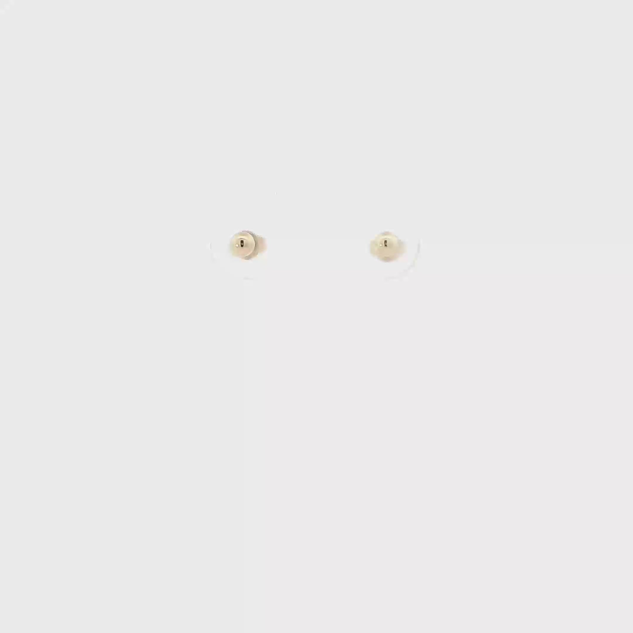 14K Yellow Gold Ball Stud Earrings