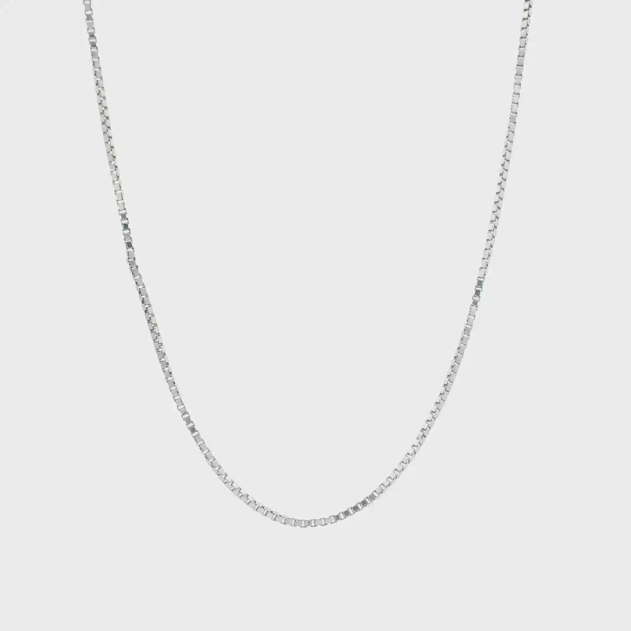 14K White Gold 15.5