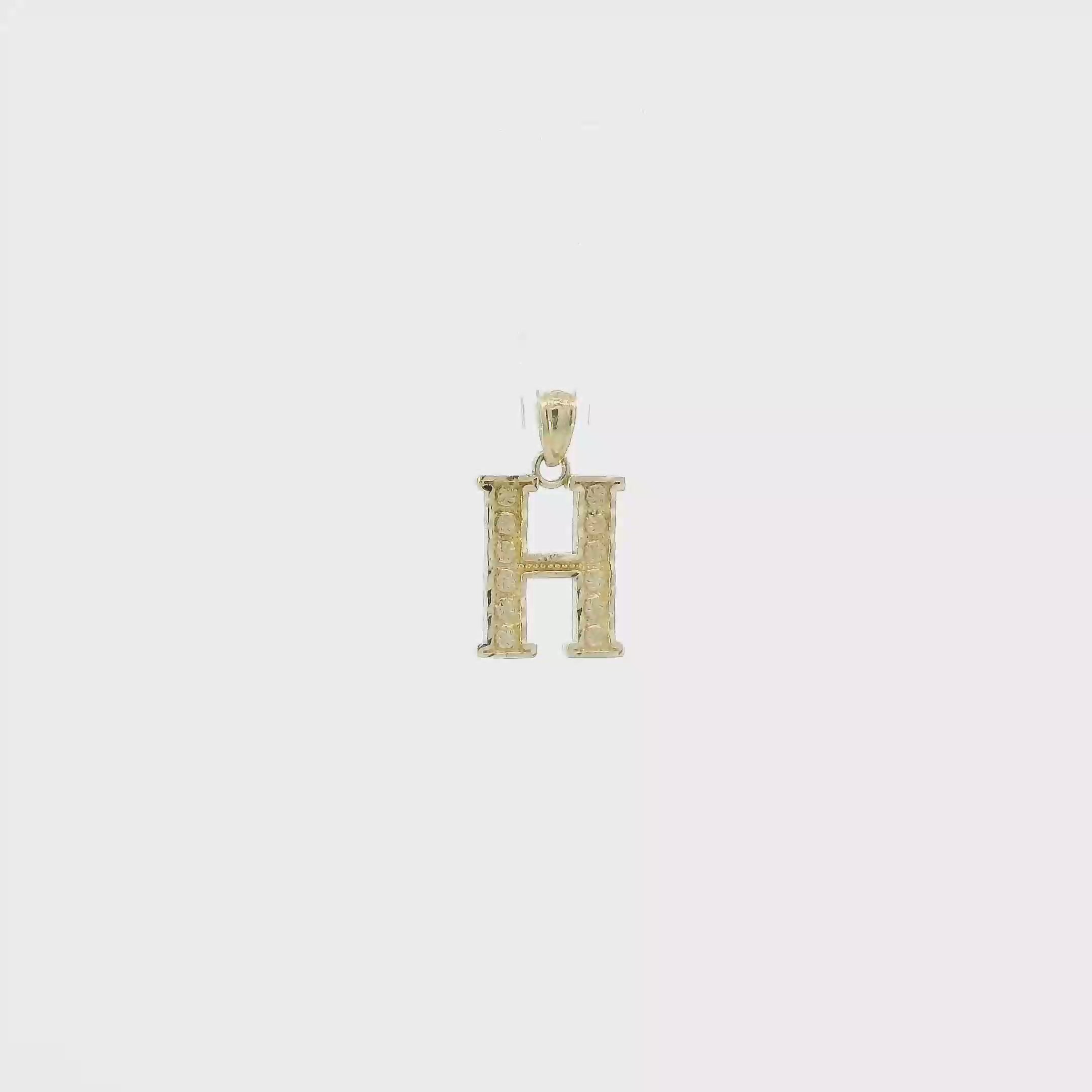 10K Yellow Gold Letter 