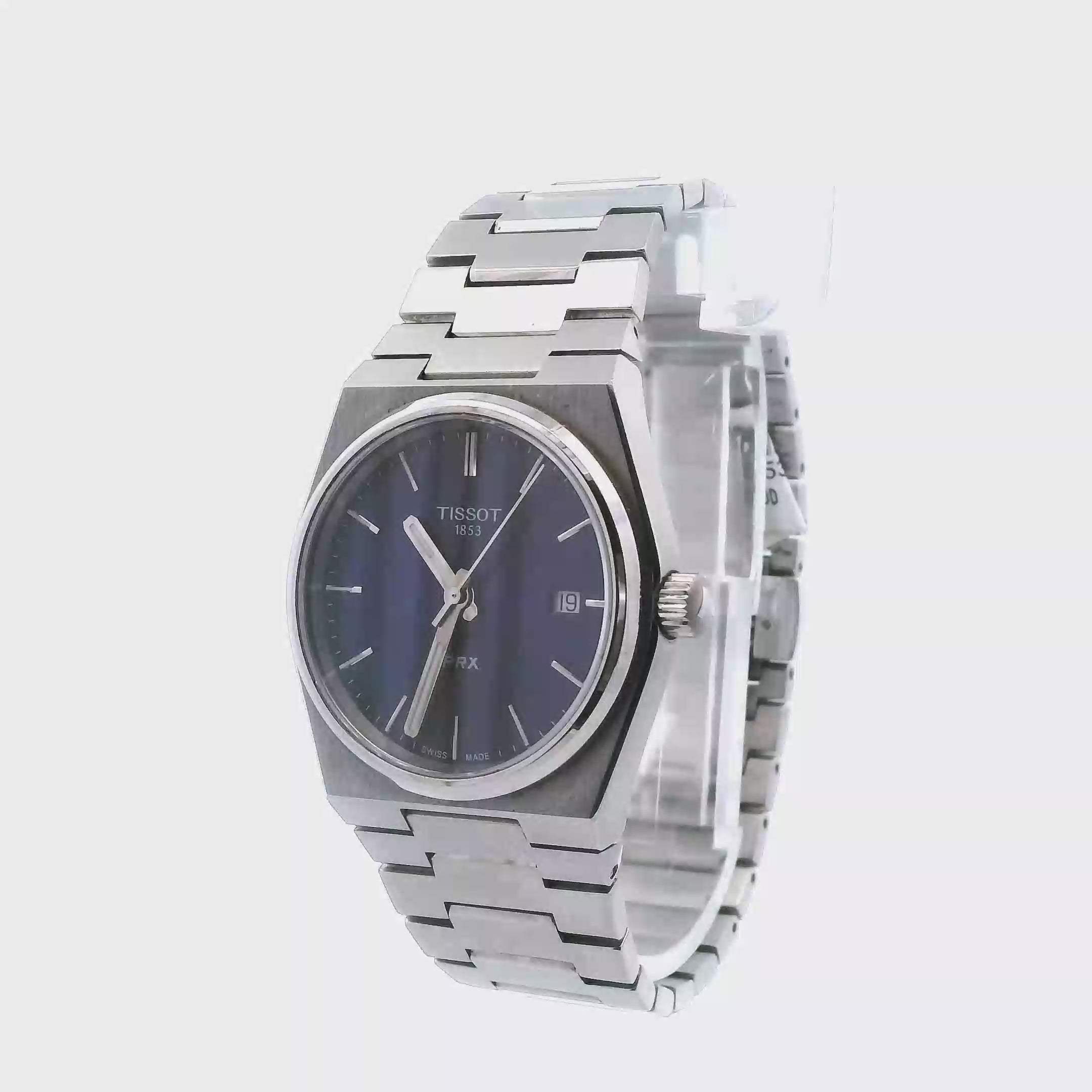 Tissot PRX Quartz Blue Dial Steel Unisex Watch