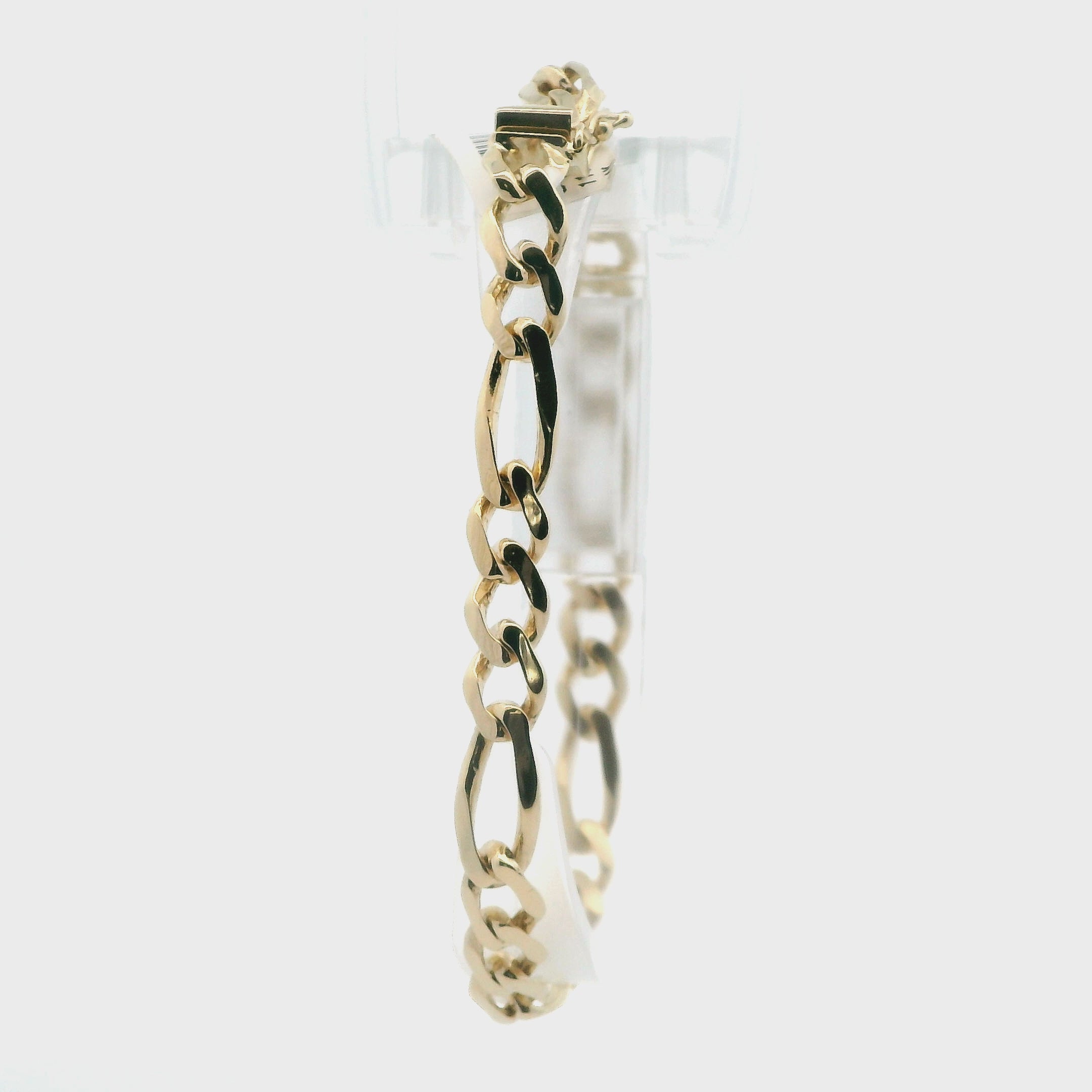 14K Yellow Gold Figaro Bracelet