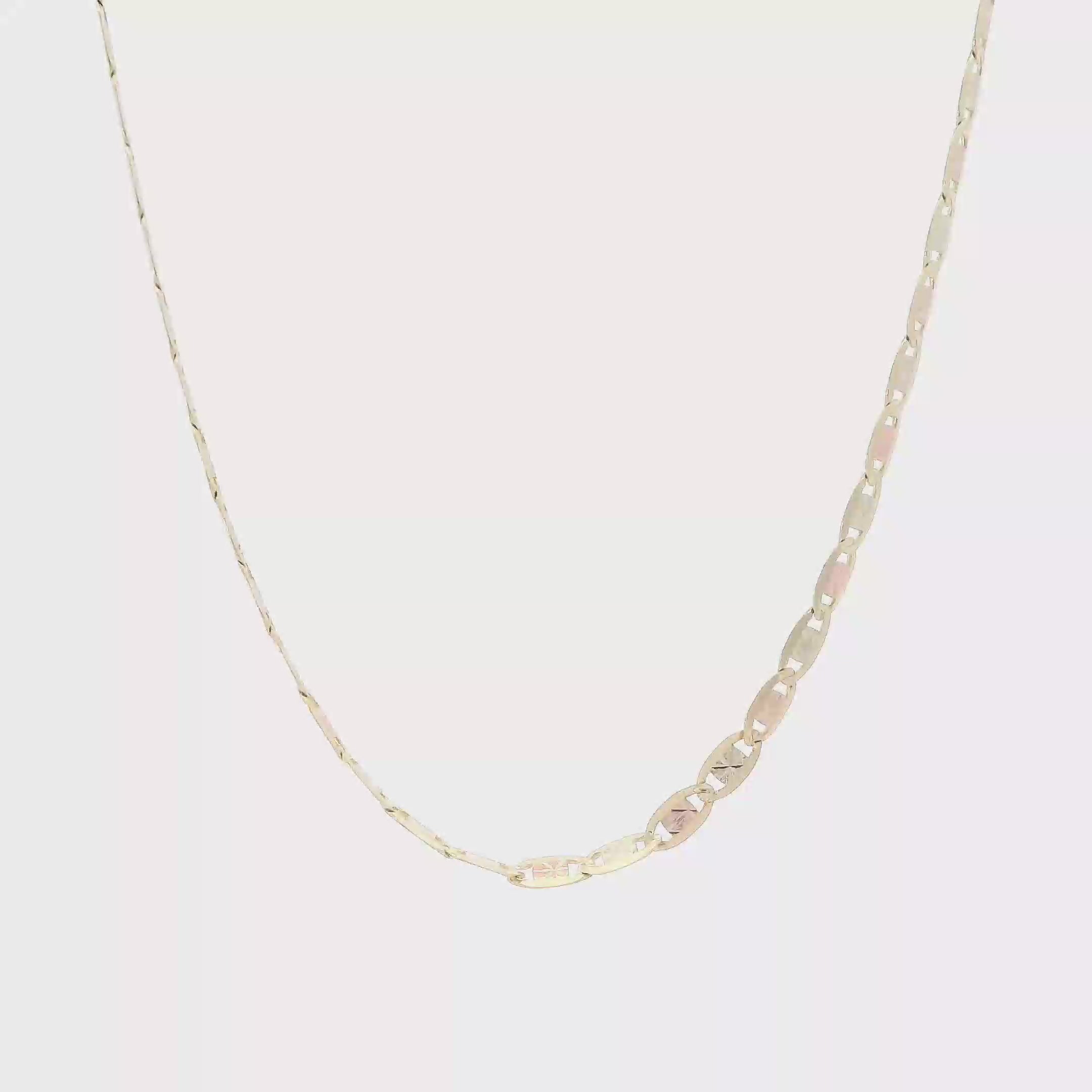 14K Tri Color Gold 20