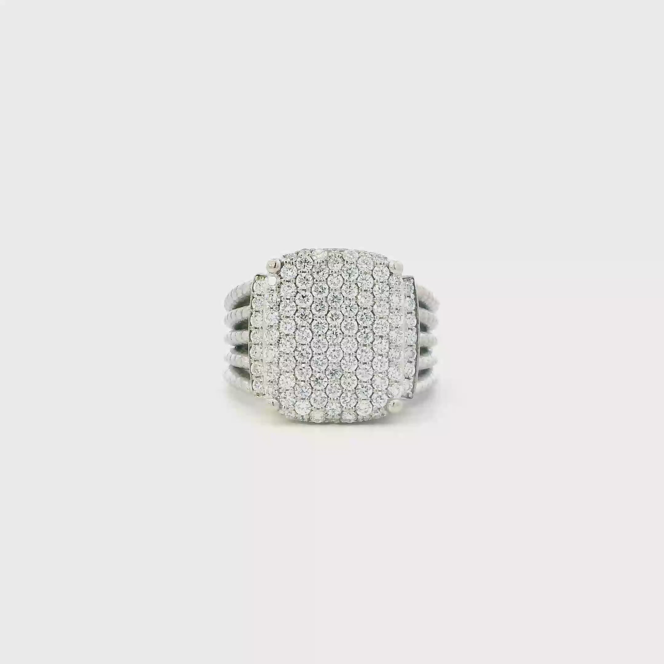 14K Yellow Gold Diamond Womens Ring - 2.03ct