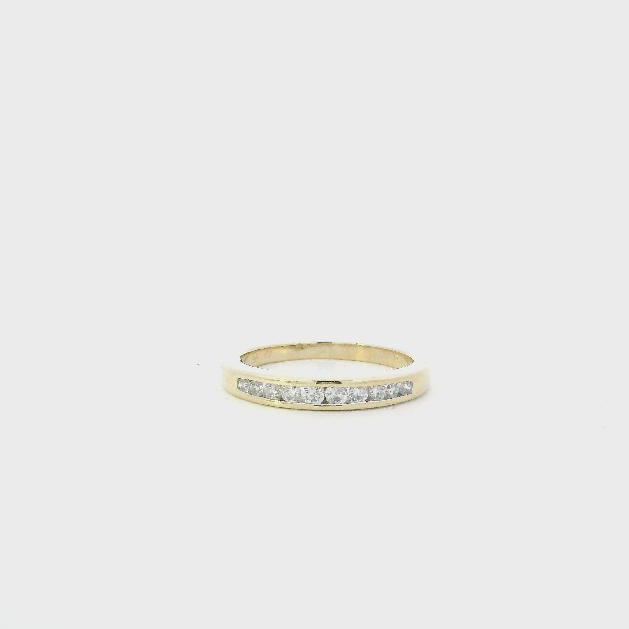 10K Yellow Gold Diamond Women’s Ring - 0.30ct