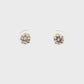 Pendientes Solitarios de Diamantes en Oro Amarillo de 14K - 1.01ct