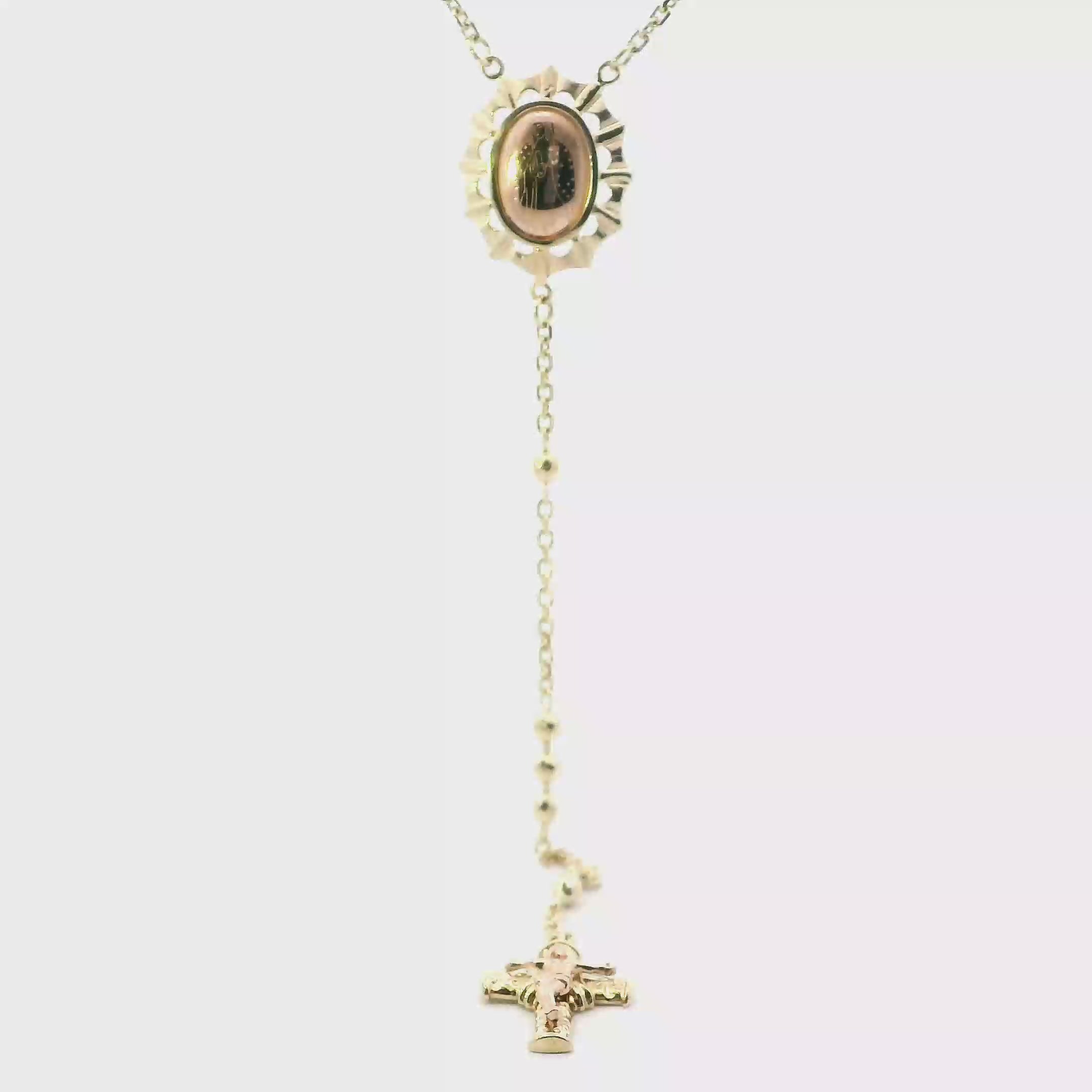14K Yellow & Rose Gold 25.5