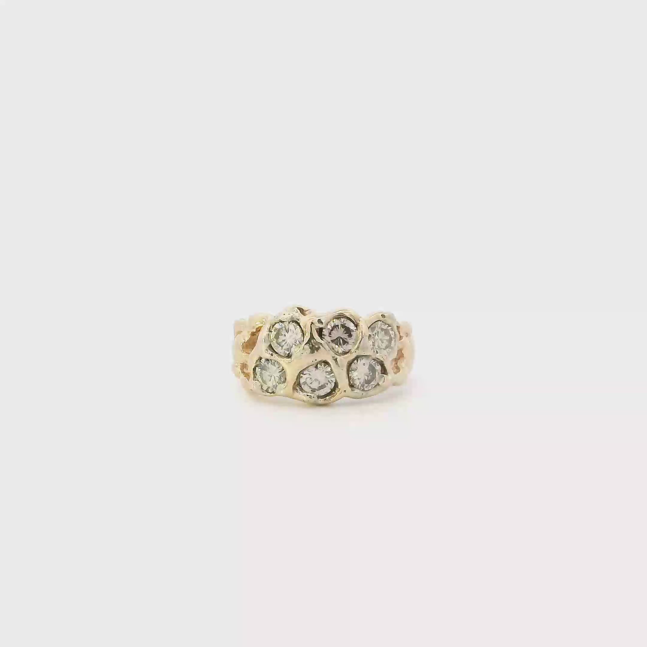 14K Yellow Gold Lab Grown Diamond Ring - 1.43ct