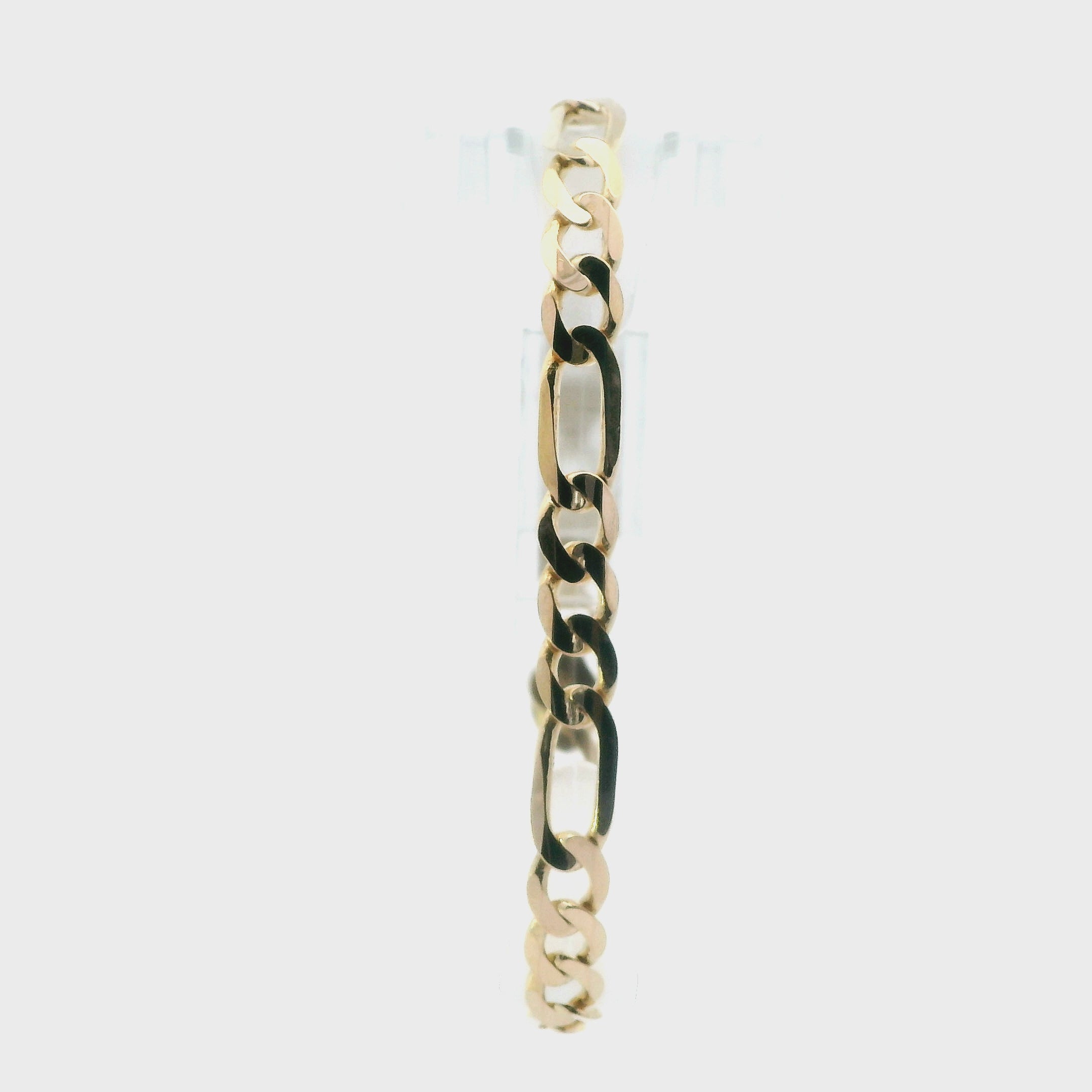 14K Yellow Gold Figaro Bracelet