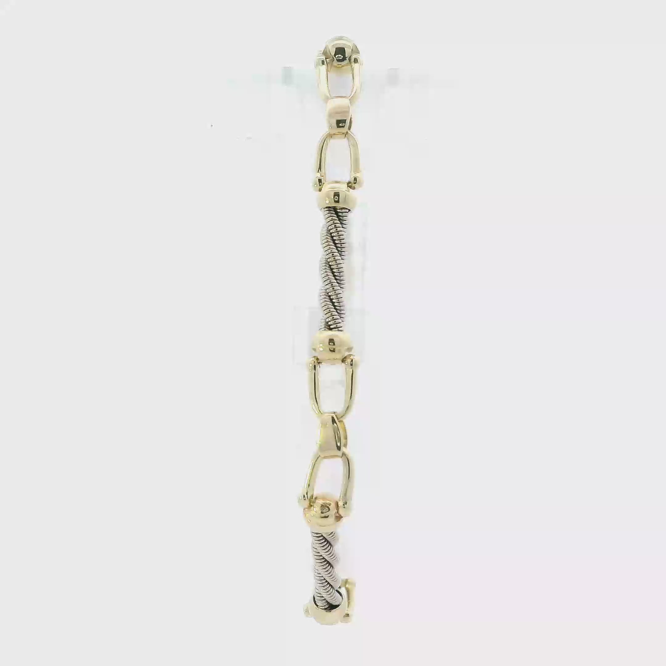 14K Yellow & White Gold 7.5